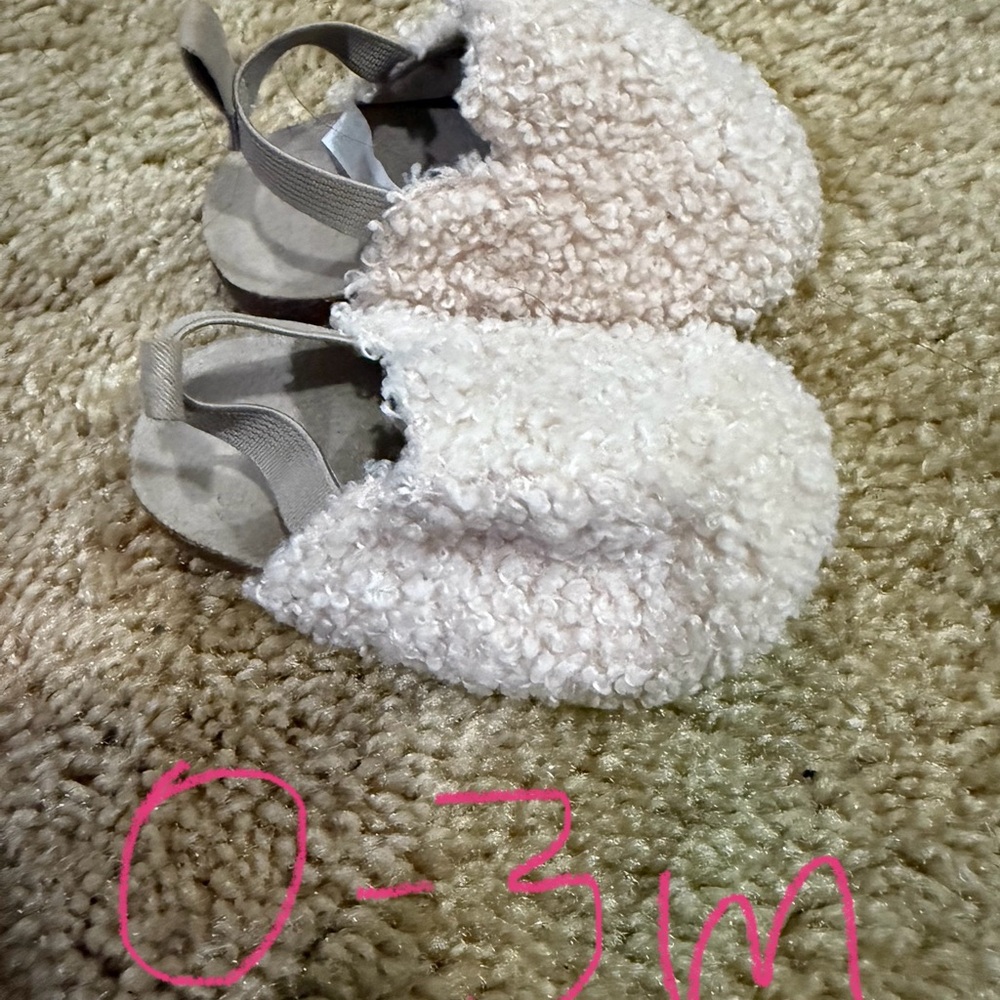 Cozy Cream Baby Booties